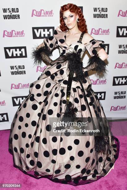 Blair St. Clari attends VH1's "RuPaul's Drag Race" Season 10 Finale at The Theatre at Ace Hotel on June 8, 2018 in Los Angeles, California.