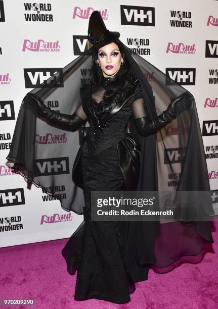 Miz Cracker attends VH1's "RuPaul's Drag Race" Season 10 Finale at The Theatre at Ace Hotel on June 8, 2018 in Los Angeles, California.