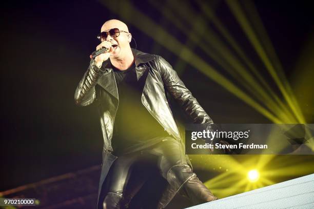 Wisin performs live on stage at Madison Square Garden during Wisin y Yandel in Concert on June 8, 2018 in New York City.
