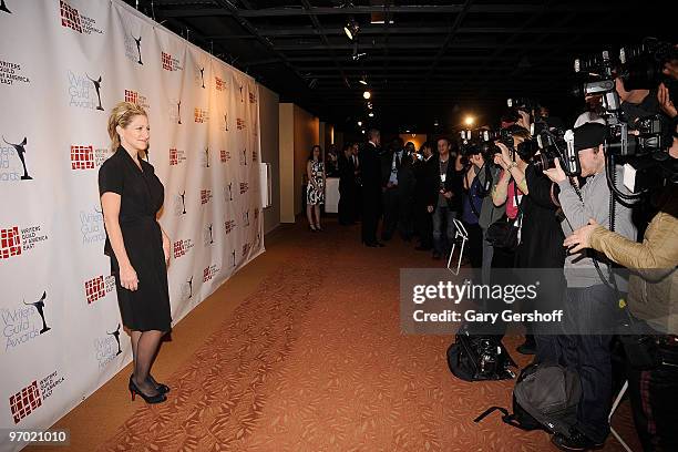 Actress Edie Falco attends the 62nd Annual Writers Guild Awards at Hudson Theatre on February 20, 2010 in New York City.