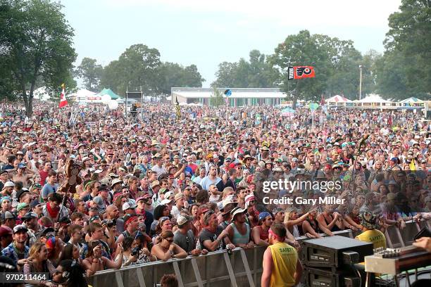 General view of the atmosphere during day 2 of the Bonnaroo Music And Arts Festival on June 8, 2018 in Manchester, Tennessee.