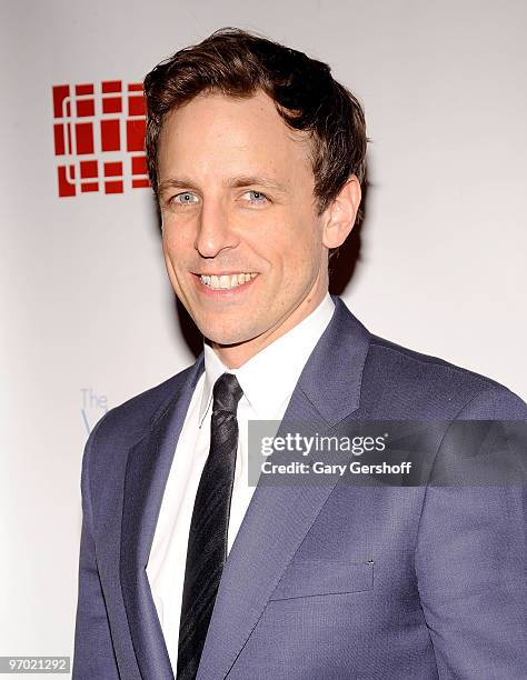 Actor/writer Seth Meyers attends the 62nd Annual Writers Guild Awards at Hudson Theatre on February 20, 2010 in New York City.