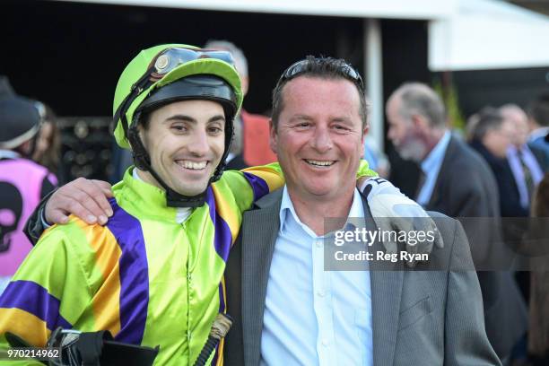 Double Jeopardy ridden by Andrew Mallyon wins the Ron Taylor Handicap at Flemington Racecourse on June 09, 2018 in Flemington, Australia.