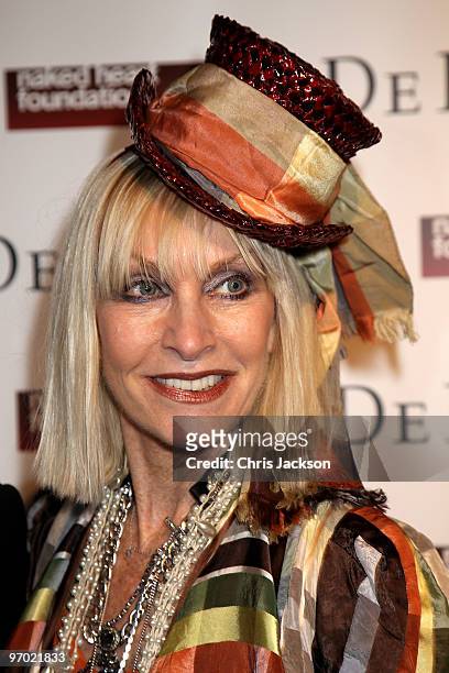 Virginia Bates attends the Love Ball London at the Roundhouse on February 23, 2010 in London, England. The event, hosted by Russian model Natalia...