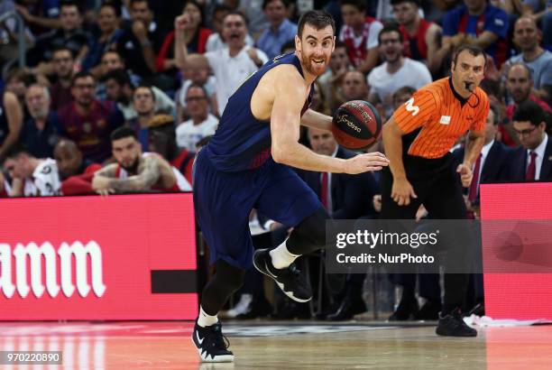 Victor Claver during the match between FC Barcelona and Baskonia corresponding to the semifinals of the Liga Endesa, on 08th June in Barcelona,...