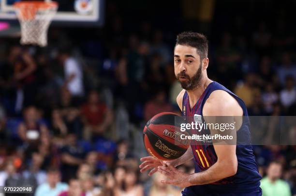 Juan Carlos Navarro during the match between FC Barcelona and Baskonia corresponding to the semifinals of the Liga Endesa, on 08th June in Barcelona,...