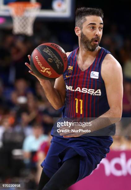 Juan Carlos Navarro during the match between FC Barcelona and Baskonia corresponding to the semifinals of the Liga Endesa, on 08th June in Barcelona,...