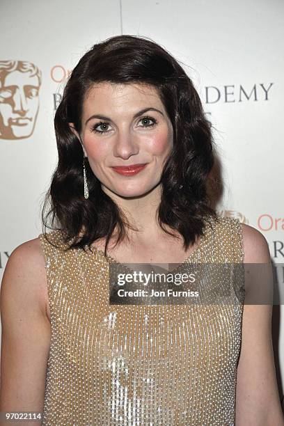 Actress Jodie Whittaker attends the Orange British Academy Film Awards 2010 at the Royal Opera House on February 21, 2010 in London, England.