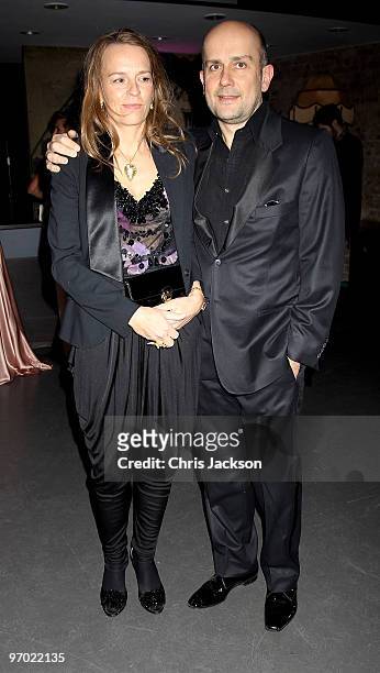 Marc Quinn attends the Love Ball London at the Roundhouse on February 23, 2010 in London, England. The event, hosted by Russian model Natalia...