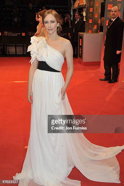 Actress Vera Farmiga attends the Orange British Academy Film Awards 2010 at the Royal Opera House on February 21, 2010 in London, England.