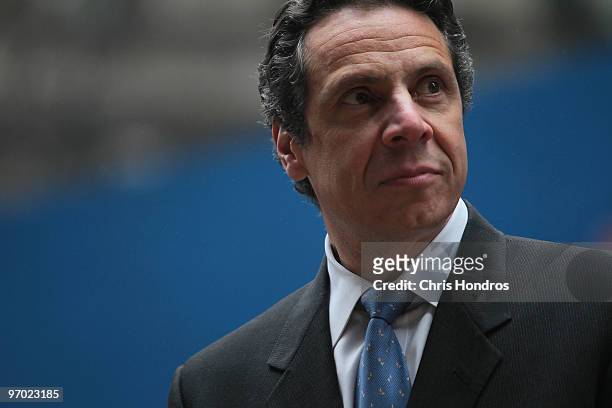New York Attorney General Andrew Cuomo gives a press conference about recalled Toyota cars February 24, 2010 in New York City. Cuomo, thought to be a...