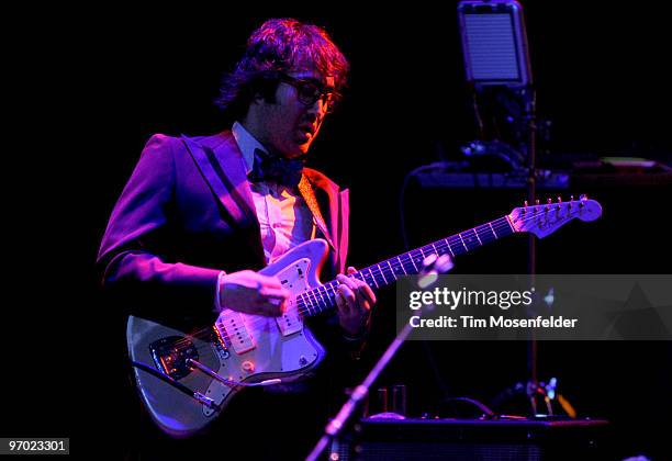 Sean Lennon of Yoko Ono and The Plastic Ono Band performs as part of the Noise Pop 2010 Festival at The Fox Theater on February 23, 2010 in Oakland,...