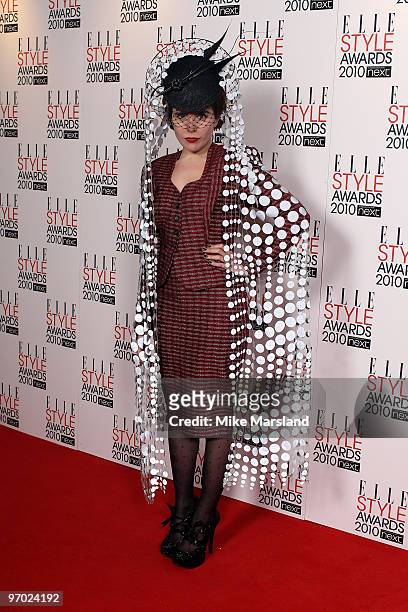 Paloma Faith arrives for the ELLE Style Awards 2010 at the Grand Connaught Rooms on February 22, 2010 in London, England.