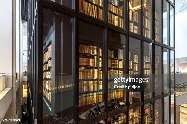 readers and bookshelfs in the british library - british library stock pictures, royalty-free photos & images