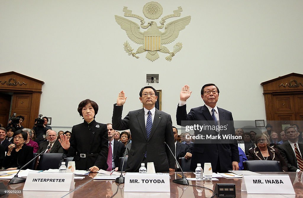 Toyota CEO Testifies Before House Panel On Risk Of Toyota Gas Pedals