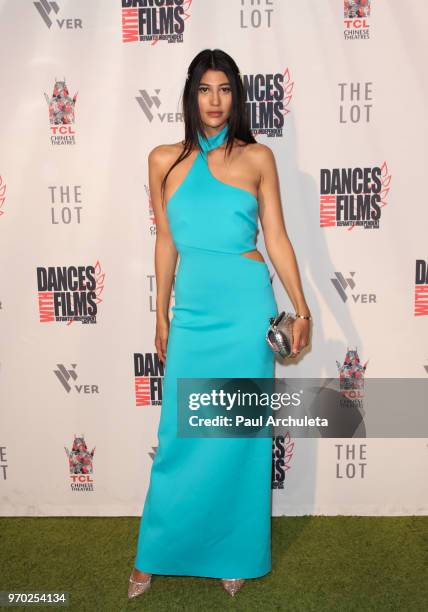 Fashion Model Abla Sofy attends the 2018 "Dances With Films" premiere of "Reach" at TCL Chinese 6 Theatres on June 8, 2018 in Hollywood, California.