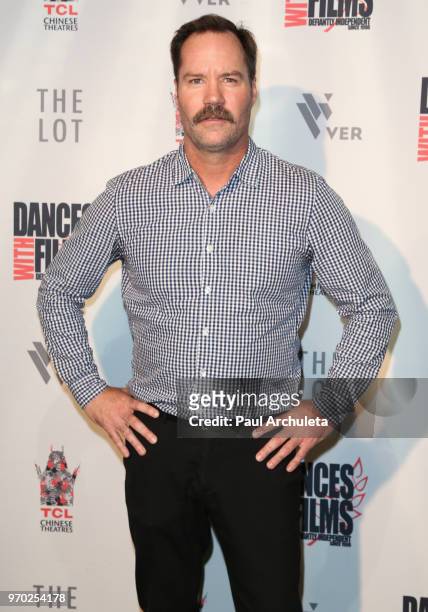 Actor Bojesse Christopher attends the 2018 "Dances With Films" premiere of "Reach" at TCL Chinese 6 Theatres on June 8, 2018 in Hollywood, California.