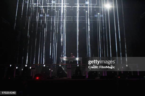 Virtual Self performs onstage at The Other Tent during day 2 of the 2018 Bonnaroo Arts And Music Festival on June 8, 2018 in Manchester, Tennessee.