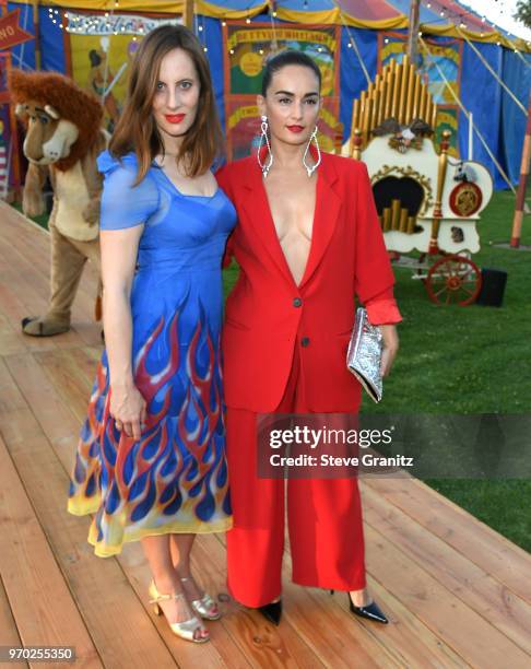 Liz Goldwyn, Ana de la Reguera arrives at the Moschino Spring/Summer 19 Menswear And Women's Resort Collection at Los Angeles Equestrian Center on...