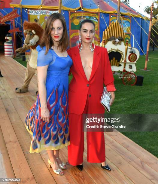 Liz Goldwyn, Ana de la Reguera arrives at the Moschino Spring/Summer 19 Menswear And Women's Resort Collection at Los Angeles Equestrian Center on...
