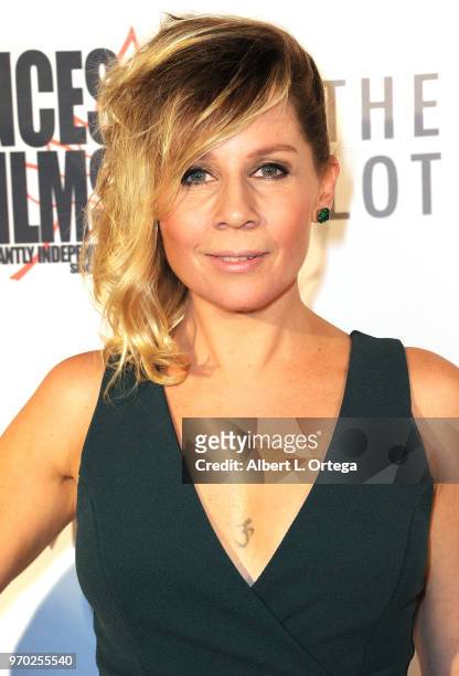 Actress Gigi Edgley arrives for the 2018 Dances With Films Festival - Premiere Of "Diminuendo" held at TCL Chinese 6 Theatres on June 8, 2018 in...