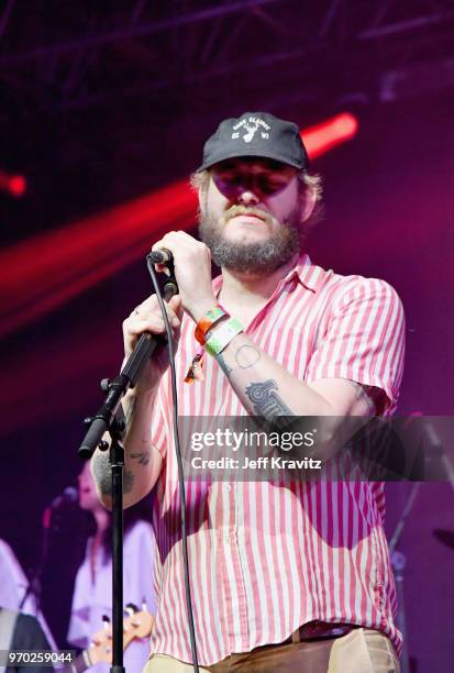 Bon Iver performs onstage during 'Into The Great Wide Open: A Tom Petty Superjam' at This Tent during day 2 of the 2018 Bonnaroo Arts And Music...