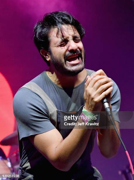 Sameer Gadhia of Young The Giant performs onstage during 'Into The Great Wide Open: A Tom Petty Superjam' at This Tent during day 2 of the 2018...