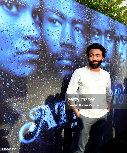 Creator/executive producer/writer/director/actor Donald Glover arrives at FX's "Atlanta Robbin' Season" FYC Event at the Saban Media Center on June...