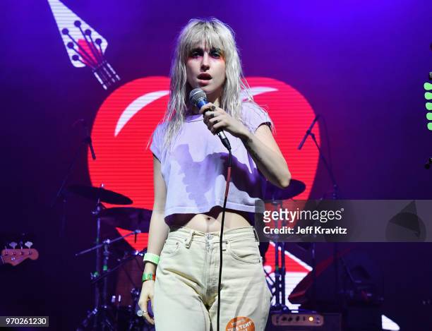 Hayley Williams of Paramore performs onstage during 'Into The Great Wide Open: A Tom Petty Superjam' at This Tent during day 2 of the 2018 Bonnaroo...
