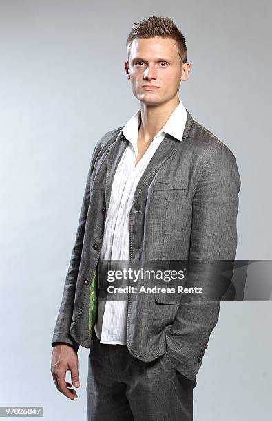 German athlete Pascal Behrenbruch poses during a portrait session on February 22, 2010 in Stuttgart, Germany.