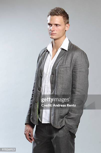 German athlete Pascal Behrenbruch poses during a portrait session on February 22, 2010 in Stuttgart, Germany.