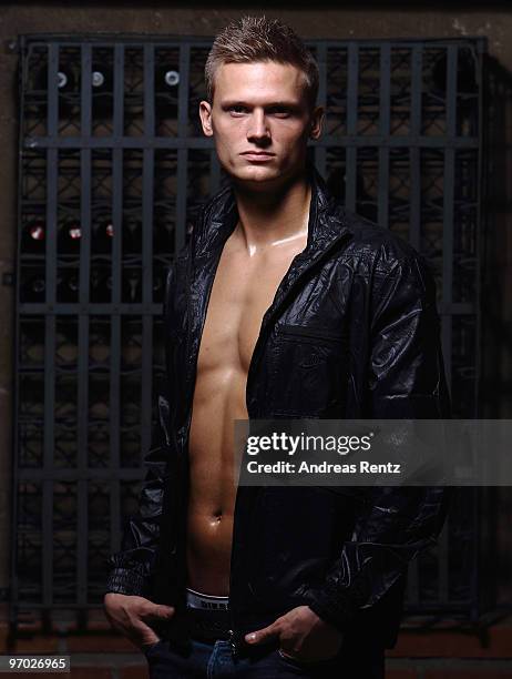 German athlete Pascal Behrenbruch poses during a portrait session on February 22, 2010 in Stuttgart, Germany.