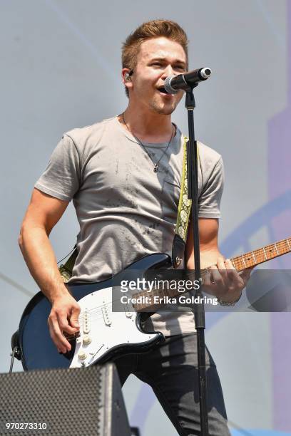 Hunter Hayes performs during the 2018 CMA Music festival at the on June 8, 2018 in