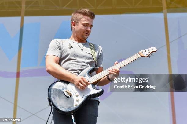 Hunter Hayes performs during the 2018 CMA Music festival at the on June 8, 2018 in