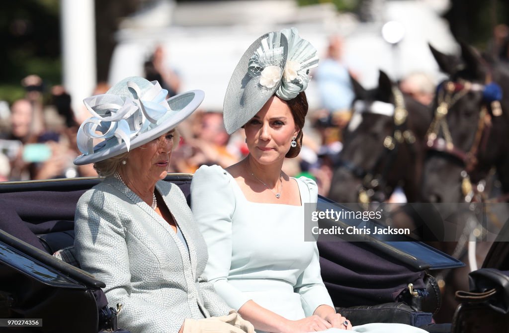HM The Queen Attends Trooping The Colour