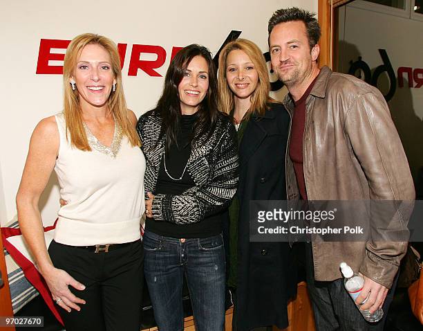 Janet Crown Peterson, Courteney Cox-Arquette, Lisa Kudrow and Matthew Perry *Exclusive*