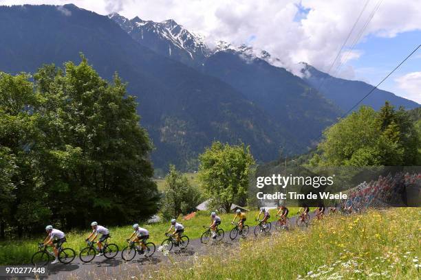 Luke Rowe of Great Britain and Team Sky / Dylan Van Baarle of The Netherlands and Team Sky / Michal Kwiatkowski of Poland and Team Sky / Jonathan...