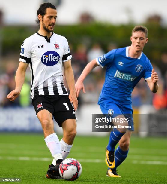 Dundalk , Ireland - 8 June 2018; Krisztián Adorján of Dundalk during the SSE Airtricity League Premier Division match between Dundalk and Limerick at...