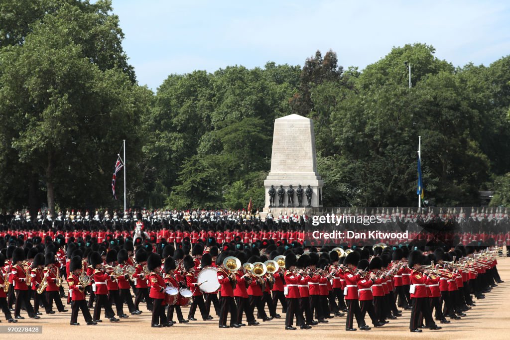 HM The Queen Attends Trooping The Colour