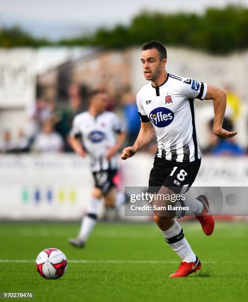 Dundalk , Ireland - 8 June 2018; Robbie Benson of Dundalk during the SSE Airtricity League Premier Division match between Dundalk and Limerick at...