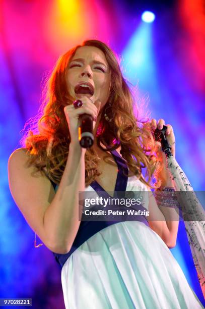 Joss Stone performs on stage at the E-Werk on February 24, 2010 in Cologne, Germany.