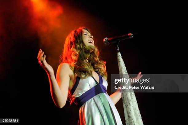 Joss Stone performs on stage at the E-Werk on February 24, 2010 in Cologne, Germany.