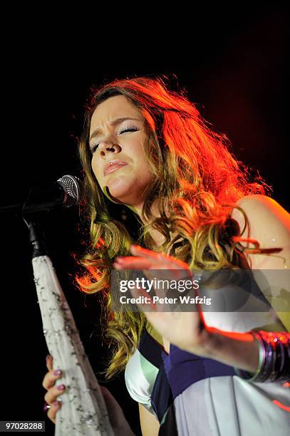 Joss Stone performs on stage at the E-Werk on February 24, 2010 in Cologne, Germany.