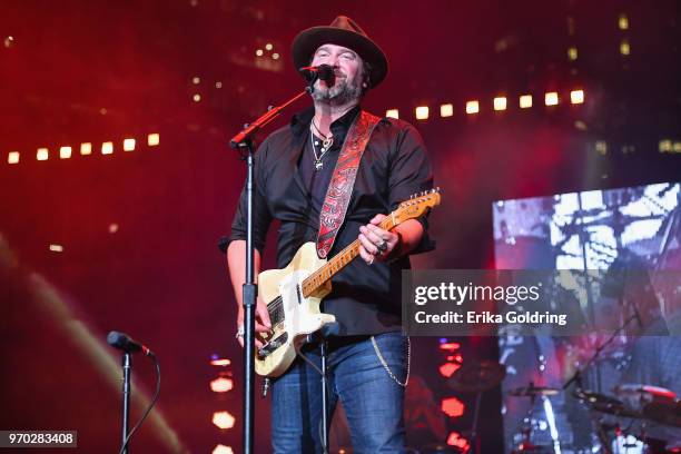 Lee Brice performs during the 2018 CMA Music festival at the on June 8, 2018 in