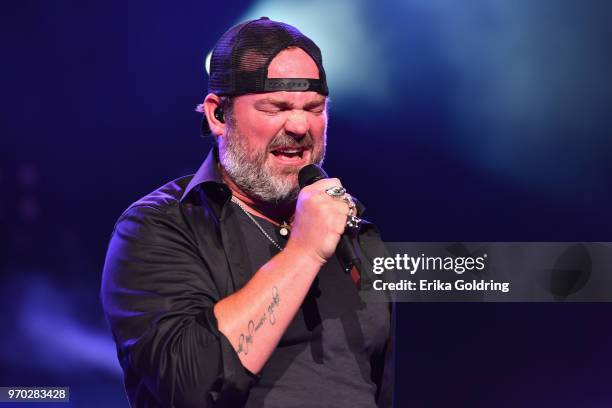 Lee Brice performs during the 2018 CMA Music festival at the on June 8, 2018 in