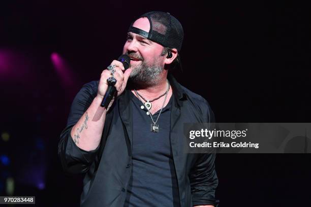 Lee Brice performs during the 2018 CMA Music festival at the on June 8, 2018 in