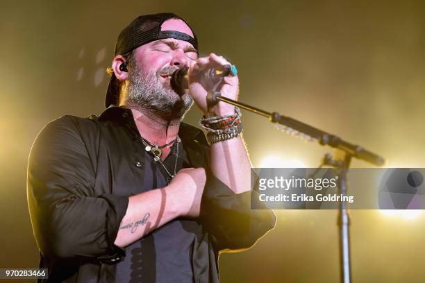 Lee Brice performs during the 2018 CMA Music festival at the on June 8, 2018 in