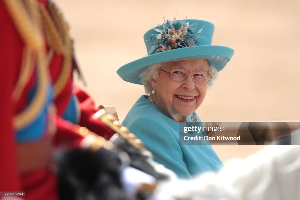 HM The Queen Attends Trooping The Colour