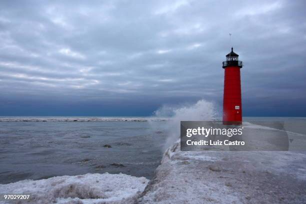 after the storm - kenosha wisconsin stock pictures, royalty-free photos & images