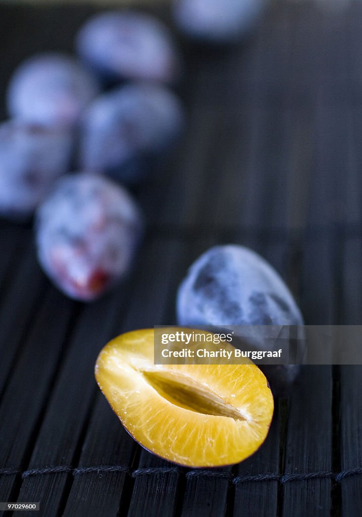 Purple Italian Plums